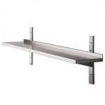 ripiano a parete inox